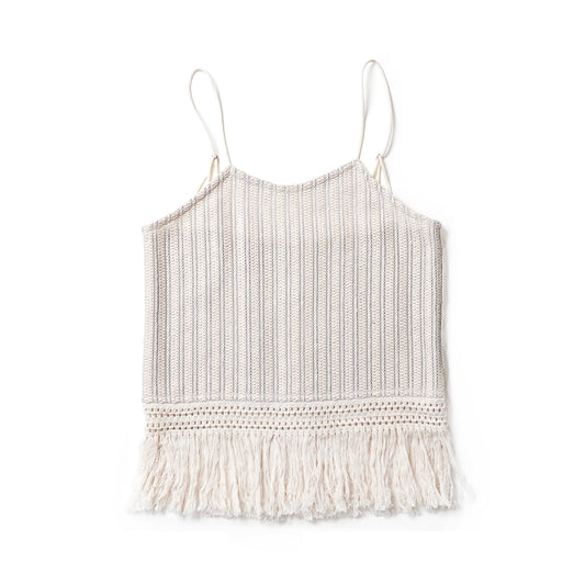 Fringed Raschel Lace Bustier