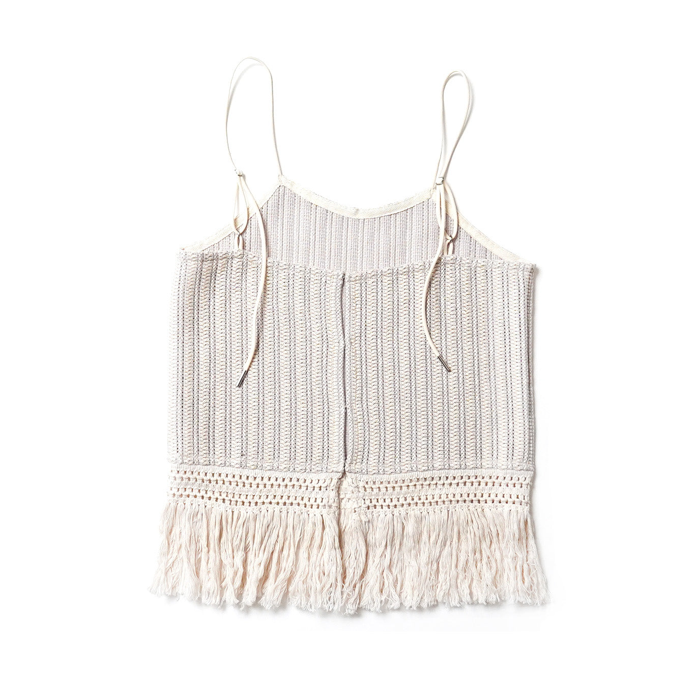 Fringed Raschel Lace Bustier