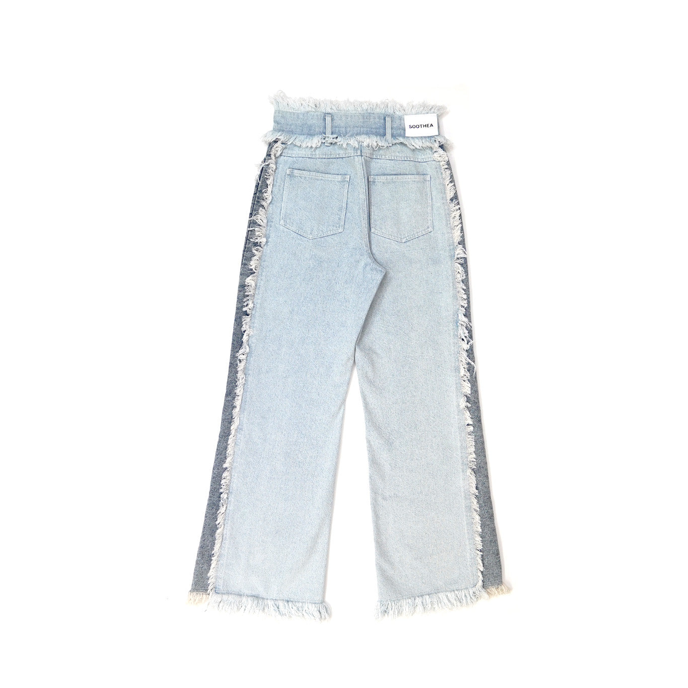 Fringe Contrast Denim