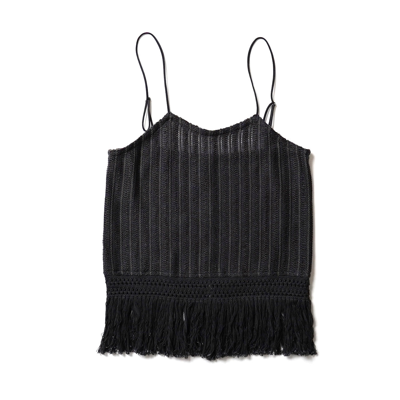Fringed Raschel Lace Bustier