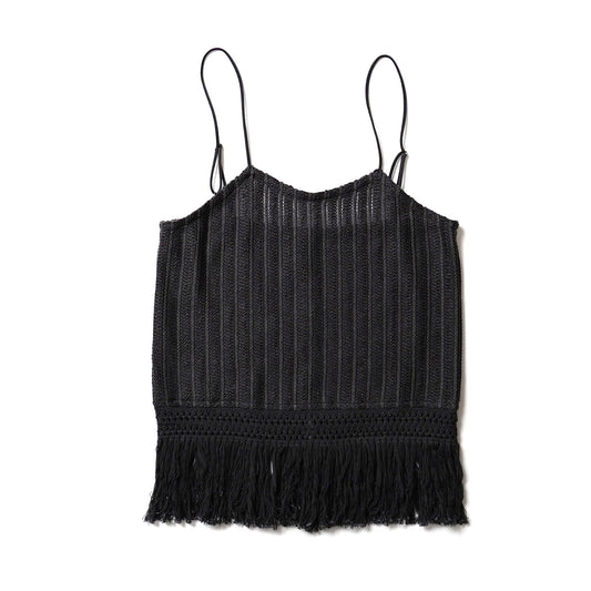 Fringed Raschel Lace Bustier