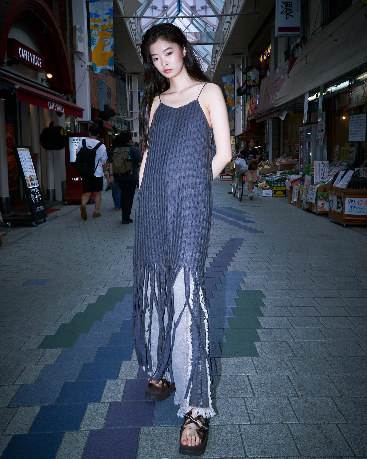 Raschel Lace Braided Dress