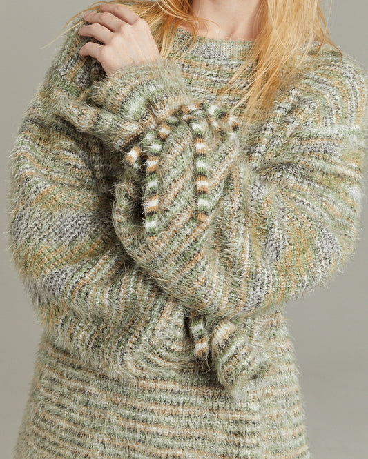 colorful knit _YELLOW