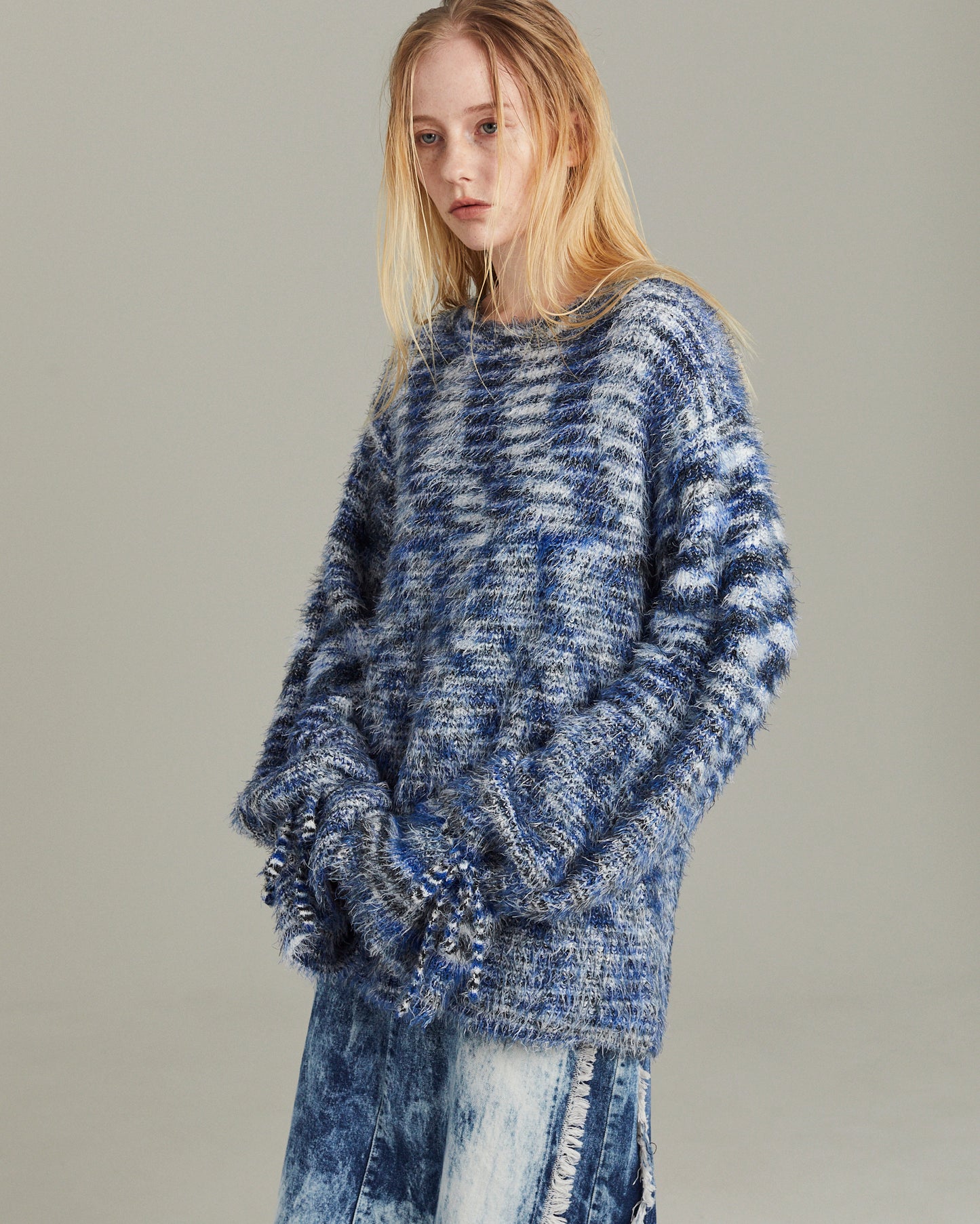 colorful knit_BULE