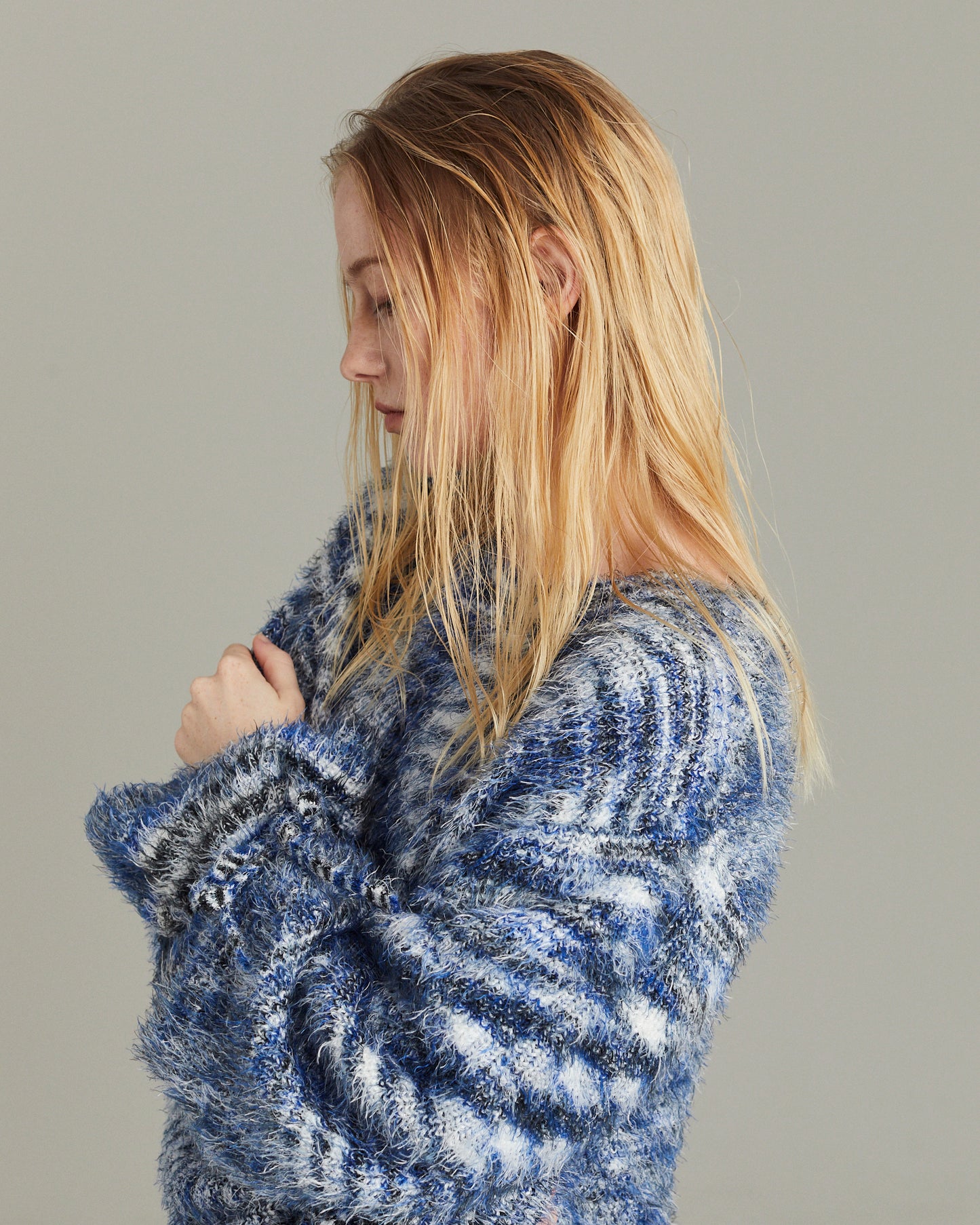 colorful knit_BULE