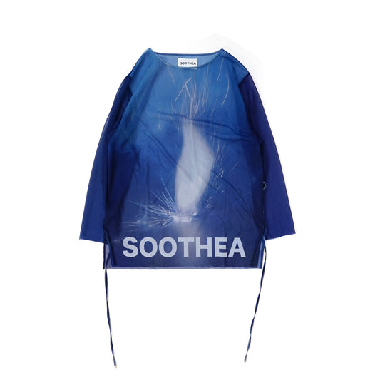 Sheer Print Top-Sparks