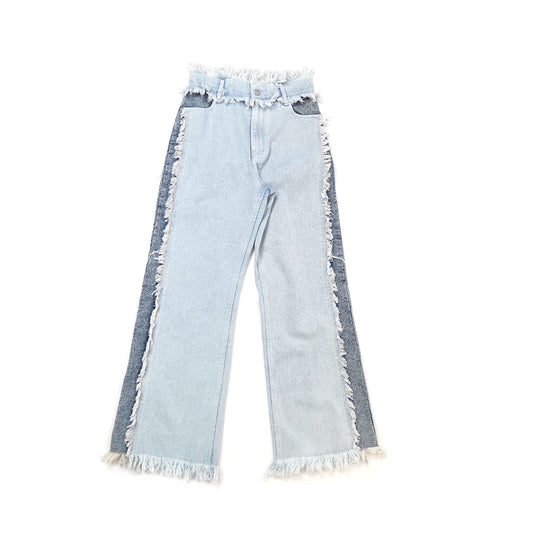 Fringe Contrast Denim