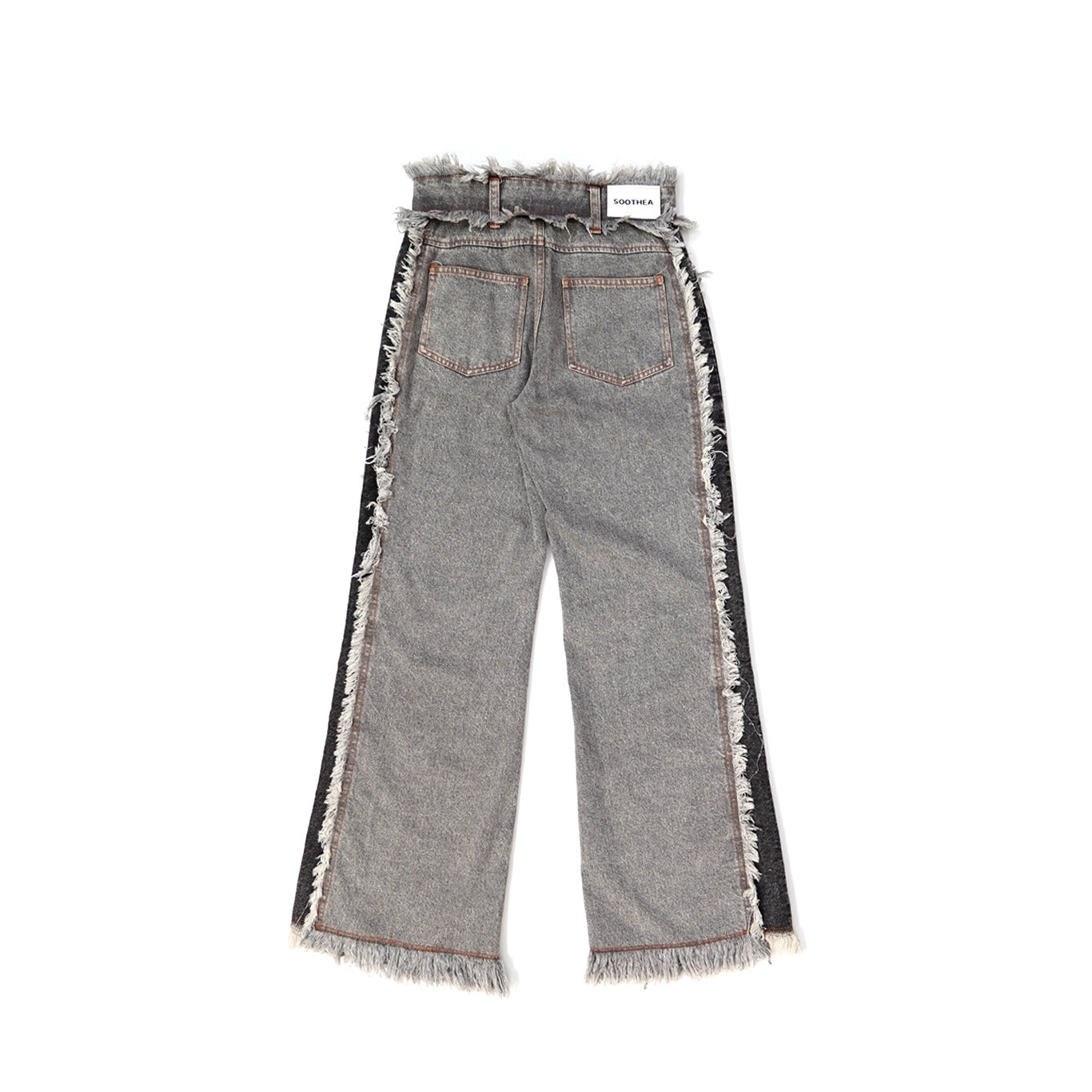 Fringe Contrast Denim